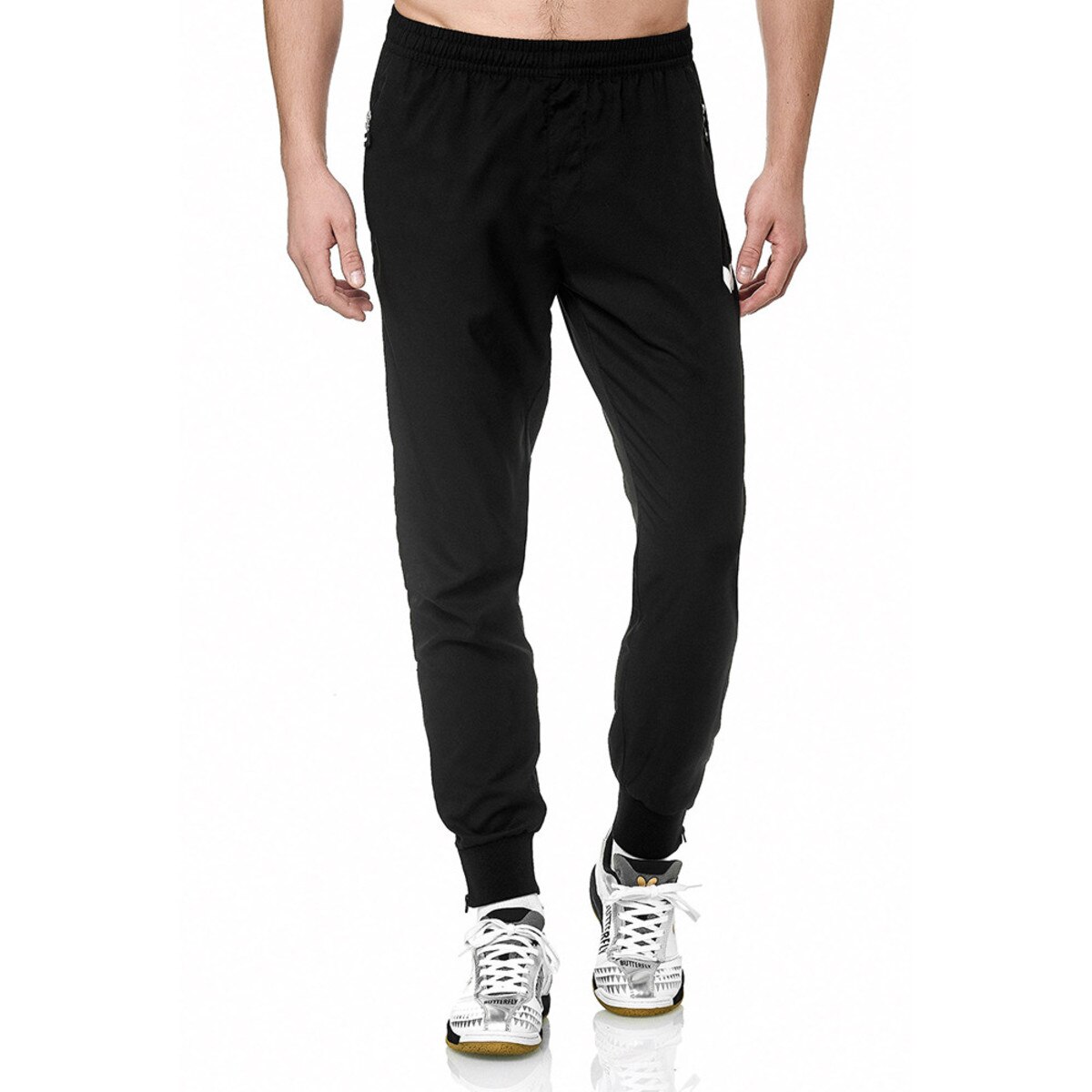 Kosay Track Pants: Black, Model